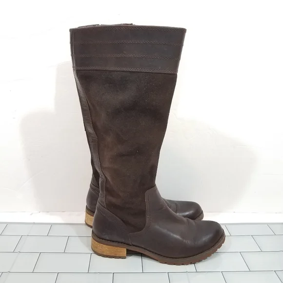 Timberland Bethel Heights Brown Leather Boots 6.5 - Picture 2 of 14
